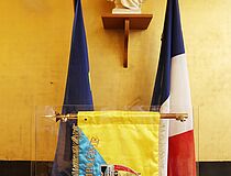 Passation de commandement de la 16ème compagnie de la Brigade des Sapeur-Pompiers de Paris - Agrandir l'image (fenêtre modale)