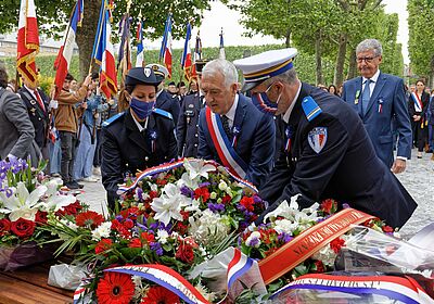 cérémonie de commémoration du 77e anniversaire de la Victoire du 8 mai 1945