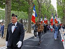cérémonie de commémoration du 77e anniversaire de la Victoire du 8 mai 1945 - Agrandir l'image (fenêtre modale)