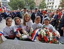 cérémonie de commémoration du 77e anniversaire de la Victoire du 8 mai 1945 - Agrandir l'image (fenêtre modale)