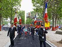 cérémonie de commémoration du 77e anniversaire de la Victoire du 8 mai 1945 - Agrandir l'image (fenêtre modale)